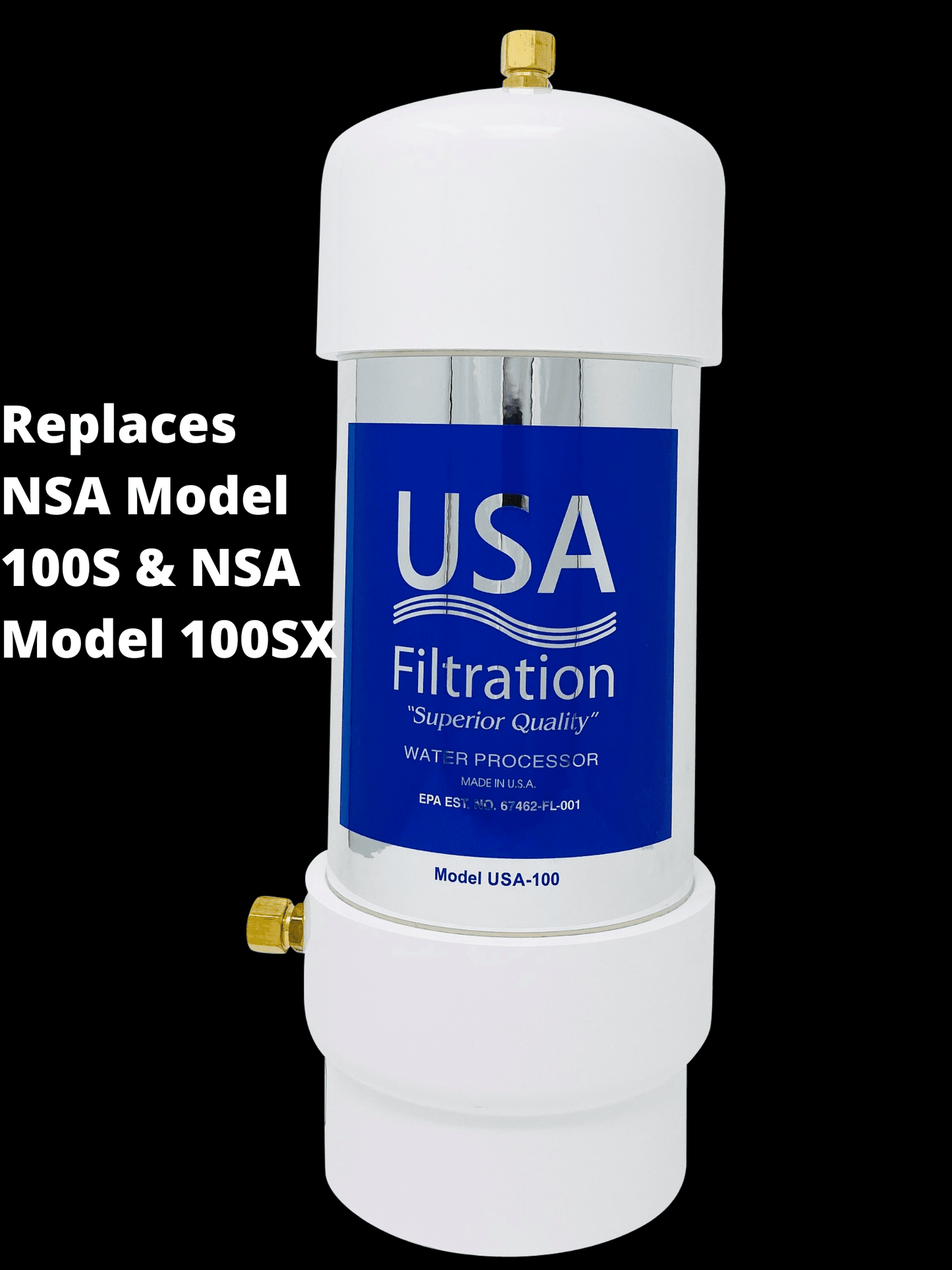 Under Sink Counter Water Filter (Replaces NSA Model 100S* & NSA Model 100SX*) - USA Filtration
