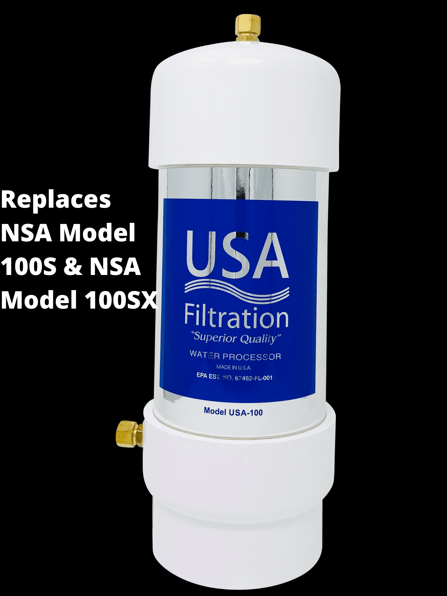 Under Sink Counter Water Filter (Replaces NSA Model 100S* & NSA Model 100SX*) - USA Filtration