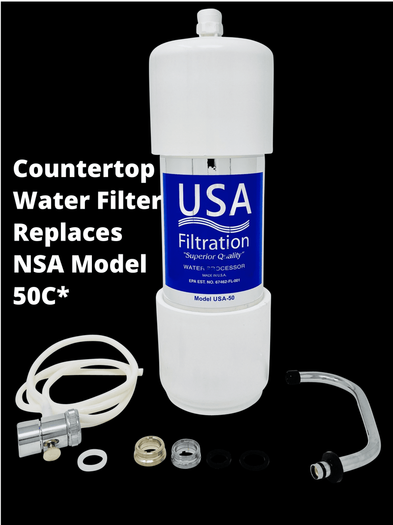 Countertop Water Filter System USA-50 (Replaces NSA Model 50C*) - USA Filtration